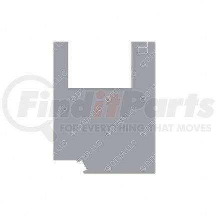 18-71183-006 by FREIGHTLINER - Floor Cover - Left Hand, 72 in., Under Bunk, Auxiliary Heater