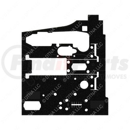 18-71115-001 by FREIGHTLINER - Thermal Acoustic Insulation - Front Wall, Left Hand Side, NGC, Auto