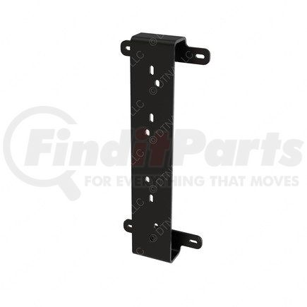 22-72407-000 by FREIGHTLINER - Cab Load Center Bracket - Steel, Black, 15.92 in. x 6.3 in., 0.18 in. THK