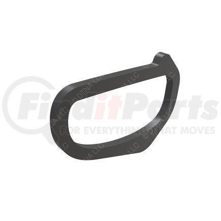 22-72635-000 by FREIGHTLINER - Instrument Panel Air Duct Seal - Left Side, Polyether Urethane, Gray, 174 mm x 118.5 mm