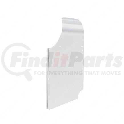 22-73590-001 by FREIGHTLINER - Sleeper Fairing Extender Tab Trim - Right Side, Aluminum, 1034.59 mm x 621.3 mm