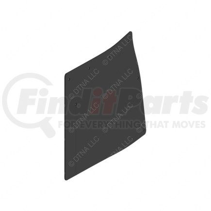 22-73623-000 by FREIGHTLINER - Quarter Panel Splash Shield - Left Side, Glass Fiber Reinforced With Rubber, 521 mm x 320.1 mm