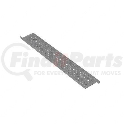 22-74603-006 by FREIGHTLINER - Fuel Tank Strap Step - Steel, Silver, 1025 mm x 160 mm, 2.65 mm THK