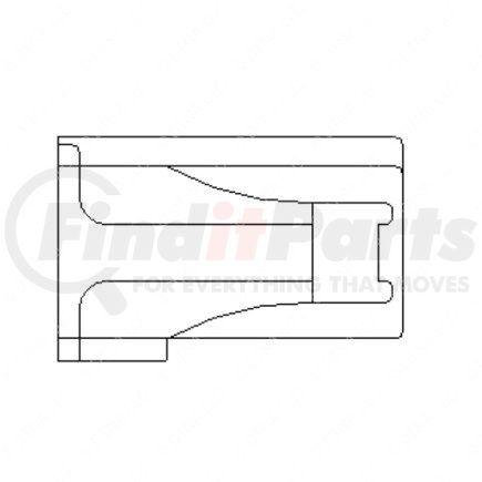 23-13141-209 by FREIGHTLINER - Multi-Purpose Wiring Terminal - Inline, Black, Plug, 2 Cavity Count