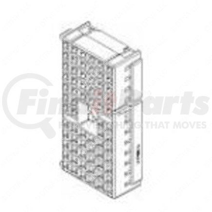 23-13141-023 by FREIGHTLINER - Multi-Purpose Wiring Terminal - ECU/Device, Gray, Plug, 68 Cavity Count