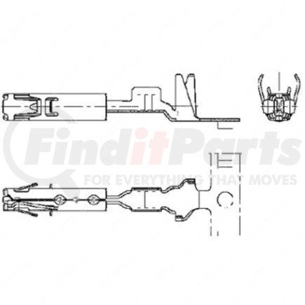 23-13209-720 by FREIGHTLINER - Multi-Purpose Wiring Terminal - Female