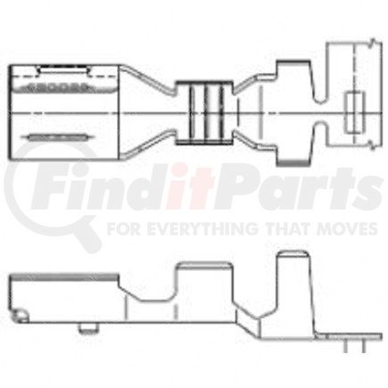 23-13211-303 by FREIGHTLINER - Multi-Purpose Wiring Terminal - Female