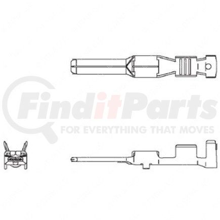 23-13211-270 by FREIGHTLINER - Multi-Purpose Wiring Terminal - Male, 18-16 ga.