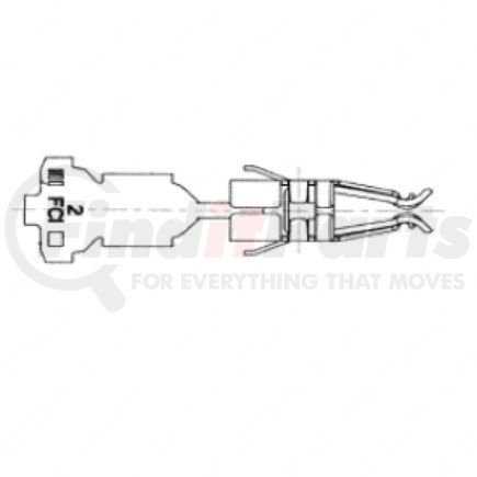 23-13661-441 by FREIGHTLINER - Multi-Purpose Wiring Terminal - Female, 16-14 ga.