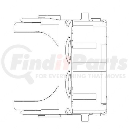 23-13662-023 by FREIGHTLINER - Multi-Purpose Wiring Terminal - ECU/Device, Black, Plug, 46 Cavity Count