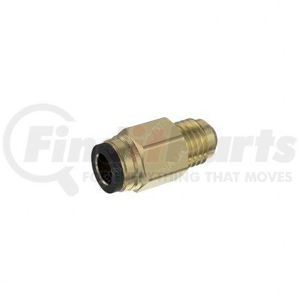 23-14394-001 by FREIGHTLINER - Diesel Exhaust Fluid (DEF) Feed Line Fitting - Brass, 5/8-18 in. Thread Size