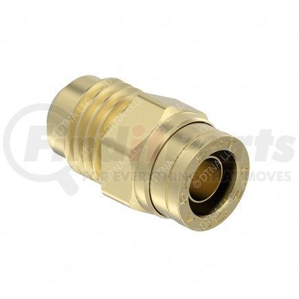 23-14394-002 by FREIGHTLINER - Diesel Exhaust Fluid (DEF) Feed Line Fitting - Brass, 3/4-16 in. Thread Size