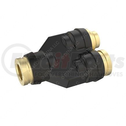 23-14401-004 by FREIGHTLINER - Pipe Fitting - Y-Connector, Push-to-Connect, 0.25 NT, 0.25 NT, 0.38 NT