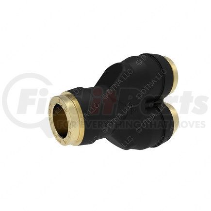 23-14401-006 by FREIGHTLINER - Pipe Fitting - Y-Connector, Push-to-Connect, 0.38 NT, 0.50 NT, 0.50 NT