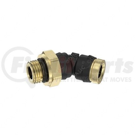 23-14407-000 by FREIGHTLINER - Pipe Fitting - Elbow, 45 deg, Push-to-Connect, M16 O-Ring to 0.38 NT