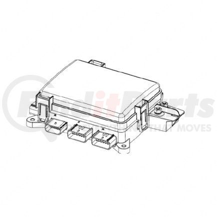 66-00436-025 by FREIGHTLINER - Chassis Power Distribution Module Cover - 286.7 mm x 220 mm