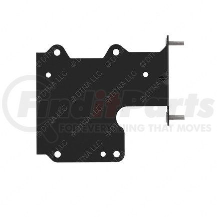 A0428975000 by FREIGHTLINER - Diesel Exhaust Fluid (DEF) Tank Bracket - Steel, Black, 0.12 in. THK