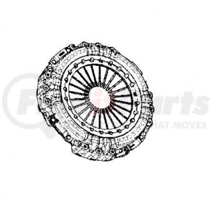 A02-14027-007 by FREIGHTLINER - Transmission Clutch Kit - 1 Plate