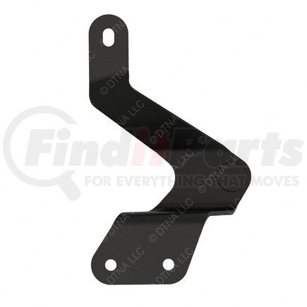 A07-24444-000 by FREIGHTLINER - Transmission Oil Cooler Line Bracket - Steel, Black, 2.46 mm THK