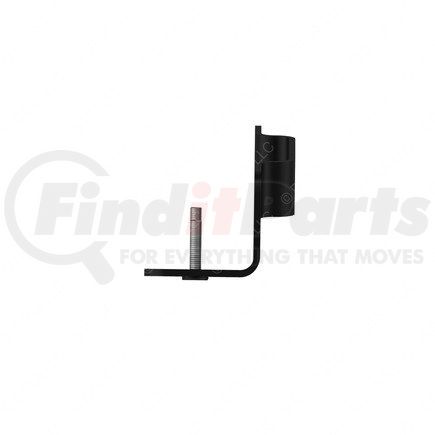 A07-24682-000 by FREIGHTLINER - Transmission Oil Cooler Line Bracket - Steel, Black, 4.34 mm THK