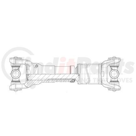 A09-10134-001 by FREIGHTLINER - Drive Shaft