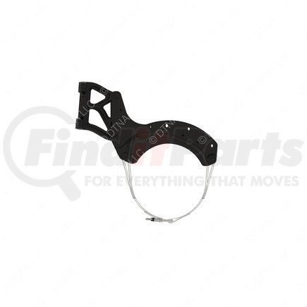A04-33016-003 by FREIGHTLINER - Exhaust After-Treatment Device Mounting Bracket - Ductile Iron, Black, 0.16 in. THK