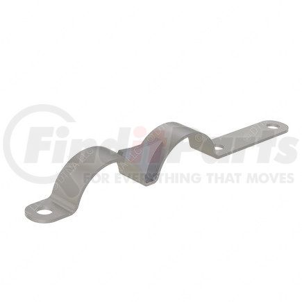 A04-33464-000 by FREIGHTLINER - Exhaust Clamp - Stainless Steel, 13.23 in. x 1.25 in., 0.12 in. THK