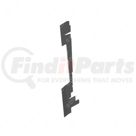 A05-31247-000 by FREIGHTLINER - Radiator Recirculation Shield Seal - Left Side, 1163.26 mm x 270.58 mm