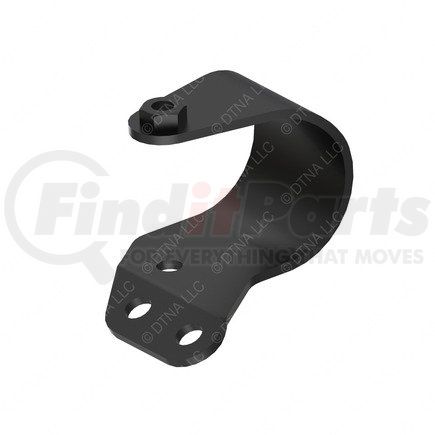 A05-33640-000 by FREIGHTLINER - Radiator Coolant Hose Bracket - Steel, Black, 0.13 in. THK