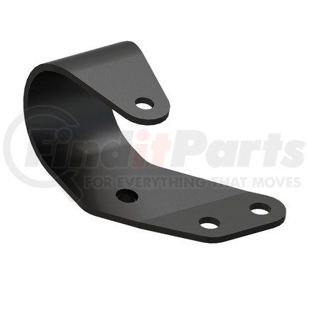 A05-33653-000 by FREIGHTLINER - Radiator Coolant Hose Bracket - Steel, Black, 0.14 in. THK