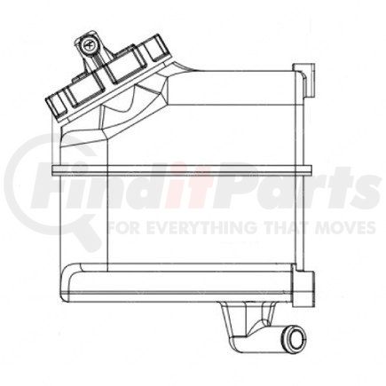 A14-19454-000 by FREIGHTLINER - Power Steering Reservoir - 14% Glass Fiber Reinforced With Polyamide, 211.8 mm x 191.8 mm