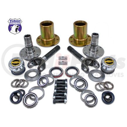 YA WU-07 by YUKON - Spin Free Locking Hub Conversion Kit for D30/D44 TJ XJ YJ 27spl 5 x 4.5