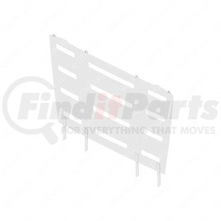 A17-20876-000 by FREIGHTLINER - Winter and Bug Grille Screen Kit - Fiber, White