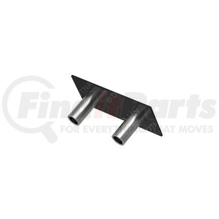 A18-65857-000 by FREIGHTLINER - Cab Assist Handle Bracket - Steel, 88.9 mm x 38.1 mm, 1.72 mm THK