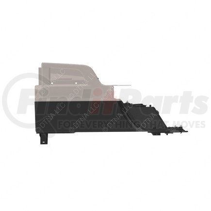 A18-68779-006 by FREIGHTLINER - Overhead Console - Left Side, Thermoplastic Olefin, Carbon, 1286.9 mm x 1105.5 mm