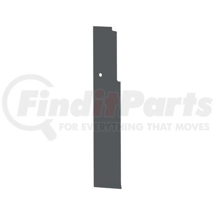 A18-39797-400 by FREIGHTLINER - Seat Belt Rail Cover - Left Side, Fiber Board, Slate Gray, 1345 mm x 279 mm