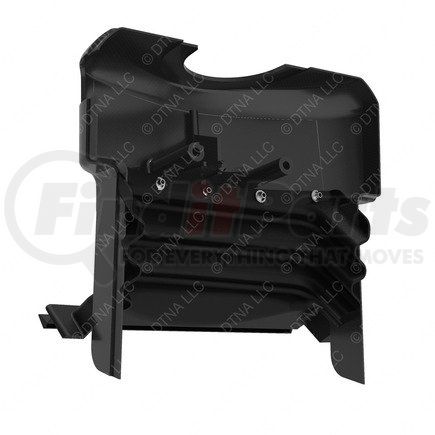 A18-48258-036 by FREIGHTLINER - Steering Column Cover - ABS/PC, Shadow Gray, 282.97 mm x 183.81 mm, 3.5 mm THK