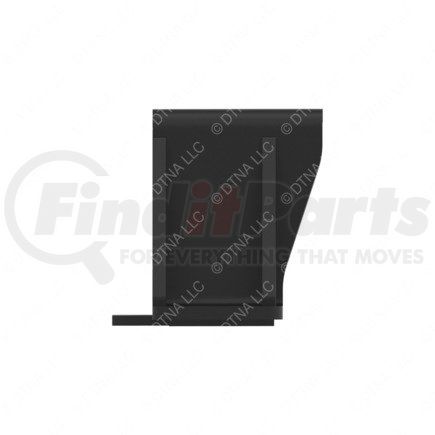 A22-68609-000 by FREIGHTLINER - Bumper Bracket - Left Side, Steel, Black, 0.38 in. THK