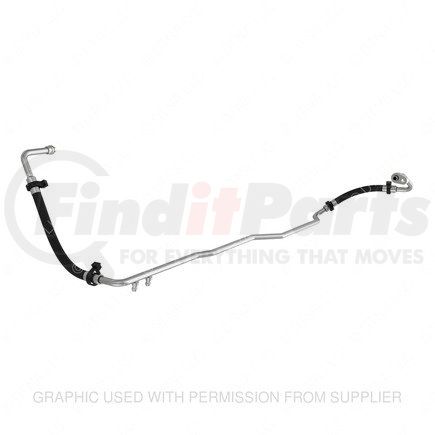 A22-73451-000 by FREIGHTLINER - A/C Hose - H02, Compressor to Condeser, Mdeg