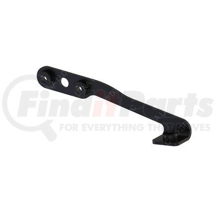 A22-71425-002 by FREIGHTLINER - Battery Box Step Bracket - Steel, Black, 190.03 mm x 63.7 mm, 3.23 mm THK