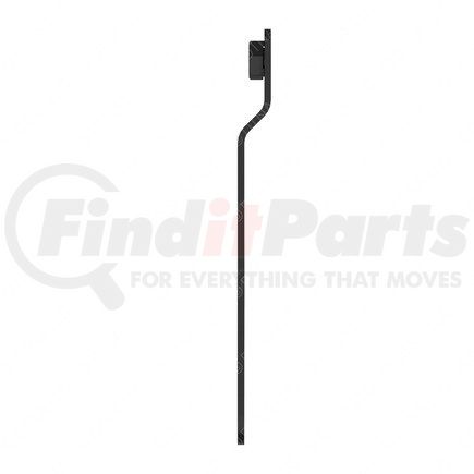 A22-74740-000 by FREIGHTLINER - Radiator Coolant Hose Bracket - Steel, Black, 165.5 mm x 61.5 mm, 0.1 in. THK