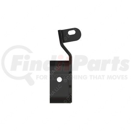 A21-29080-000 by FREIGHTLINER - Bumper Mounting Bracket - Left Side, Steel, Black, 0.31 in. THK