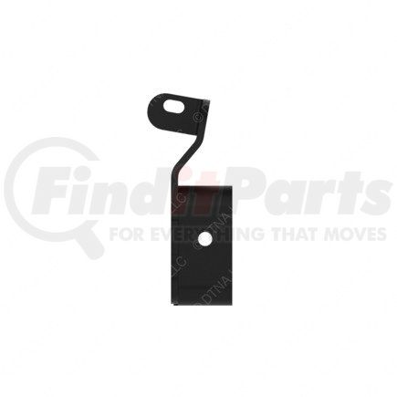 A21-29080-001 by FREIGHTLINER - Bumper Mounting Bracket - Right Side, Steel, Black, 0.31 in. THK