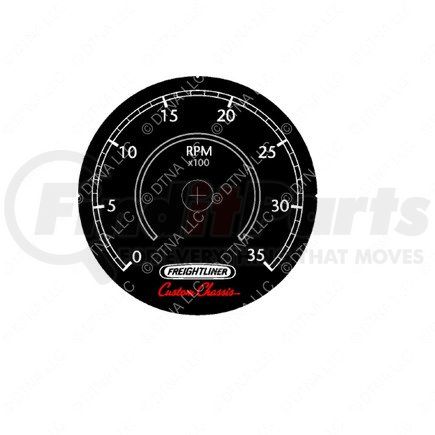 W22-00010-032 by FREIGHTLINER - Tachometer Gauge