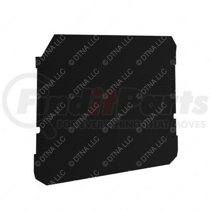 W18-00625-016 by FREIGHTLINER - Floor Mat - Rubber, Black, 1914.7 mm x 1447.8 mm