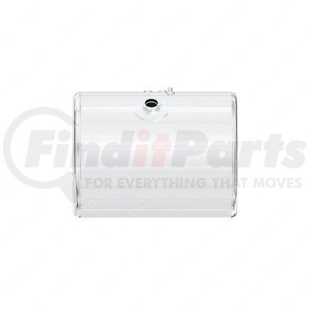 A03-40933-165 by FREIGHTLINER - Fuel Tank - Aluminum, 25 in., RH, 70 gal, Polished, without Exhaust Fuel Gauge Hole