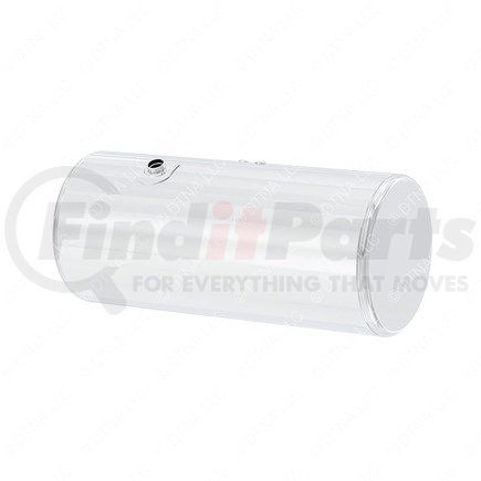 A03-40938-395 by FREIGHTLINER - Fuel Tank - Aluminum, 25 in., RH, 120 gal, Polished, without Exhaust Fuel Gauge Hole