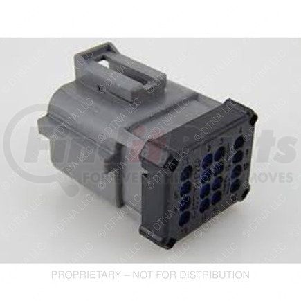F2AB-14A464-BA by FREIGHTLINER - Multi-Purpose Wiring Terminal - Gray