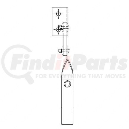 A04-18007-000 by FREIGHTLINER - Exhaust System Hanger - Steel