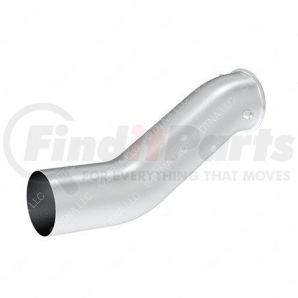 A04-19843-000 by FREIGHTLINER - Exhaust Muffler Pipe - Aluminized Steel